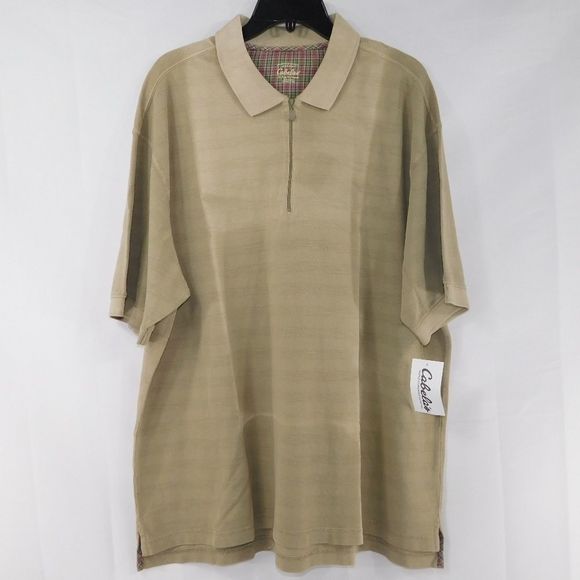 Cabela's Other - Cabela's Mens Dark Khaki XL Short Sleeve Polo